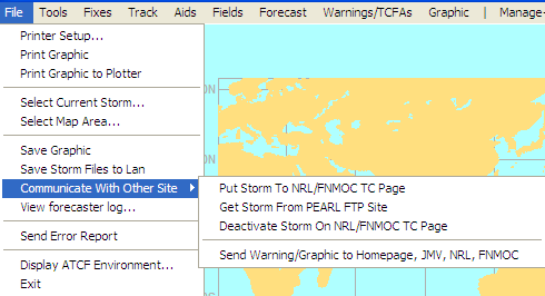 Communicate with other site flyout menu