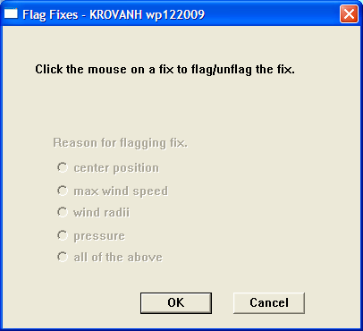 Flag Fixes Dialog