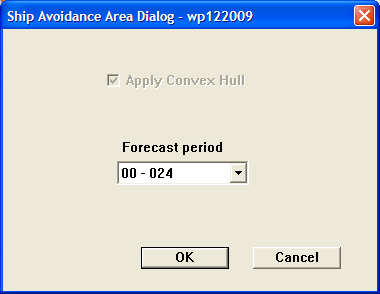 Ship Avoidance Area Dialog