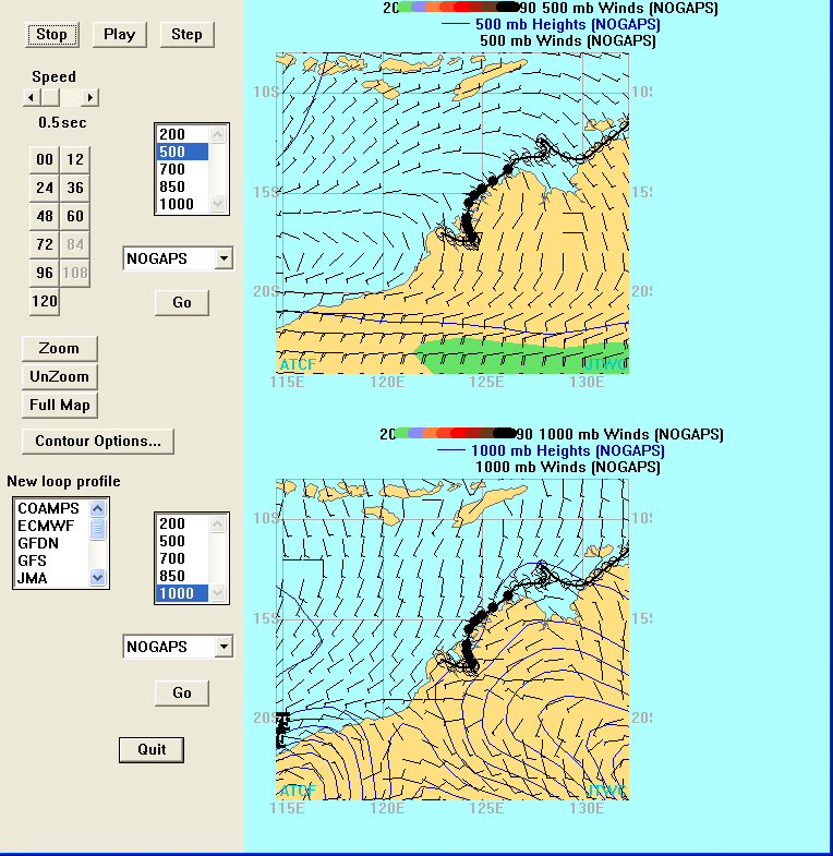 Two Panel Loop Display